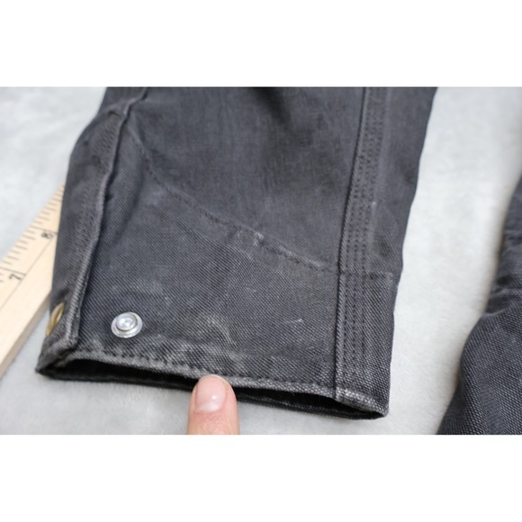Carhartt Pike Jacket Mens Large Black Duck Canvas Rugged Utility Field Work VTG - Picture 4 of 16